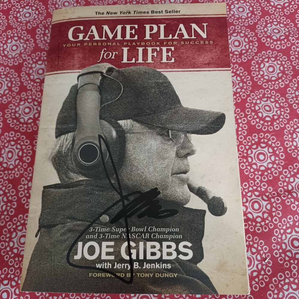 Autographed: Joe Gibbs Book